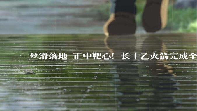 丝滑落地 正中靶心！长十乙火箭完成全球首次一子级海上网系可控回收_长征_任务_平台