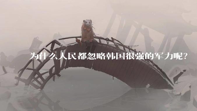 为什么人民都忽略韩国很强的军力呢？