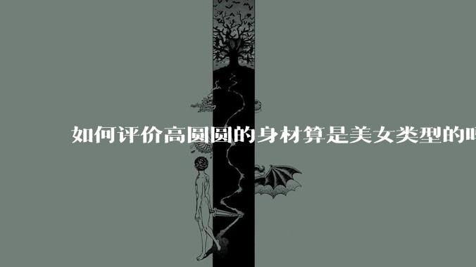 如何评价高圆圆的身材算是美女类型的吗？