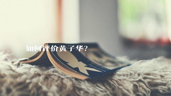 如何评价黄子华？