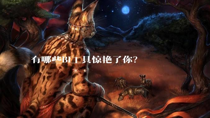 有哪些BI工具惊艳了你？
